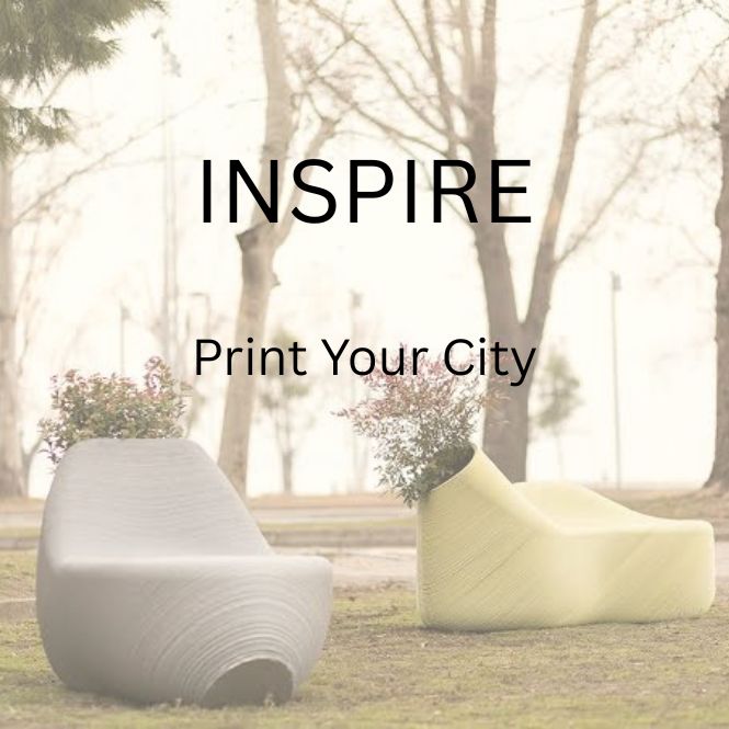 outdoor seating design recycled material